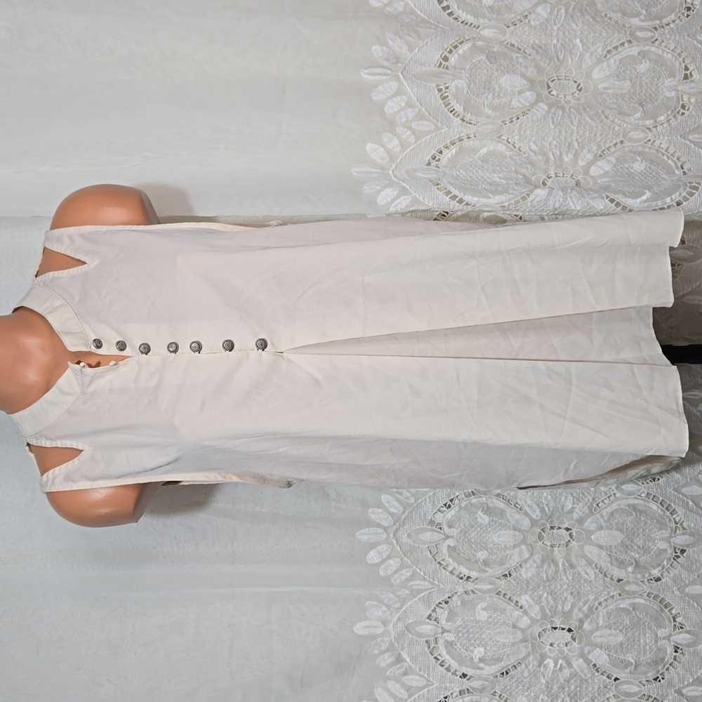 Red by BKE Cream Tunic Shirt/Top size Large